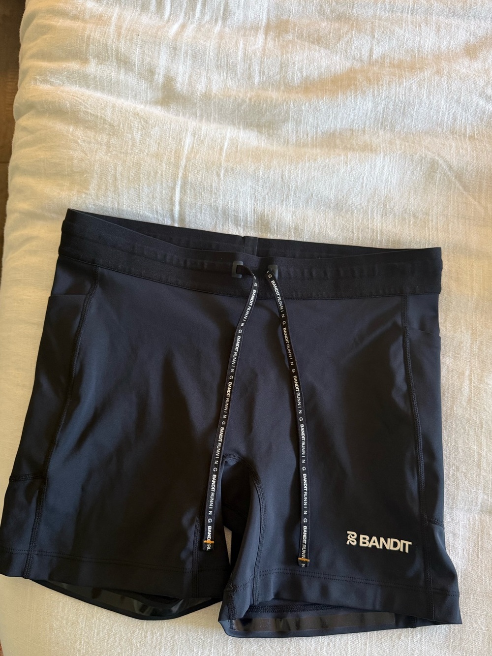 Bandit Women's Black Athletic Shorts with Drawstring